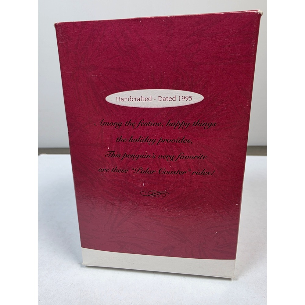 Polar Coaster - 1995 Hallmark Keepsake Ornament Vintage QX6117 - Picture 8 of 9